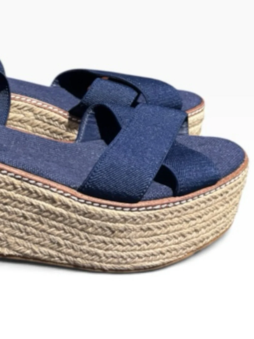 Tory Burch Frieda Espadrille Platform Wedge Sandals